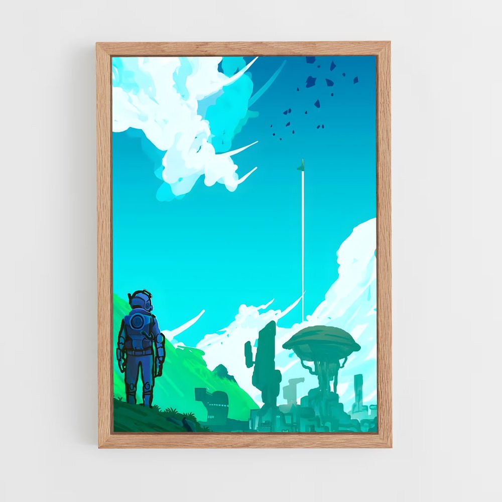 Poster man sky voyager – affiche No man sky (vue 4)